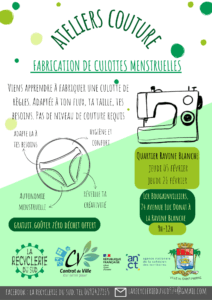 Atelier couture culottes Ravine Blanche